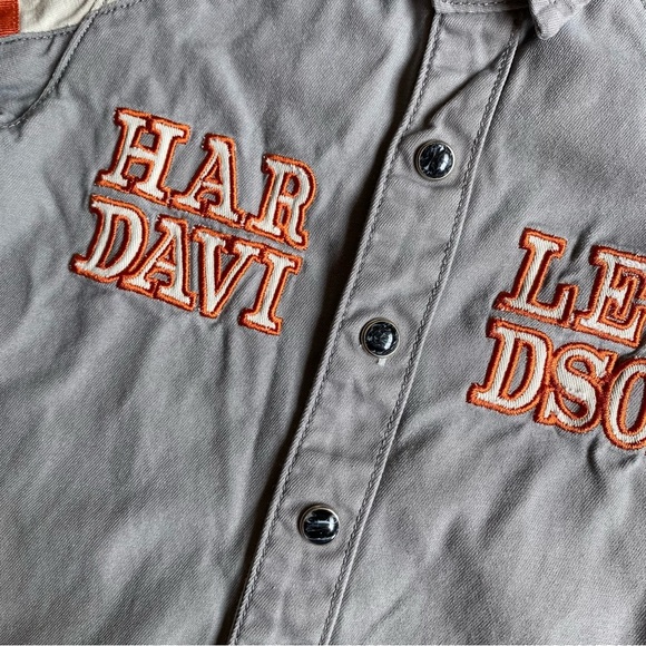 Vintage Harley Davidson button up shirt garage style biker shirt 18 months - Picture 3 of 7